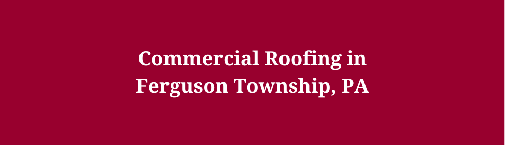 Commercial Roofing in Ferguson Township, PA