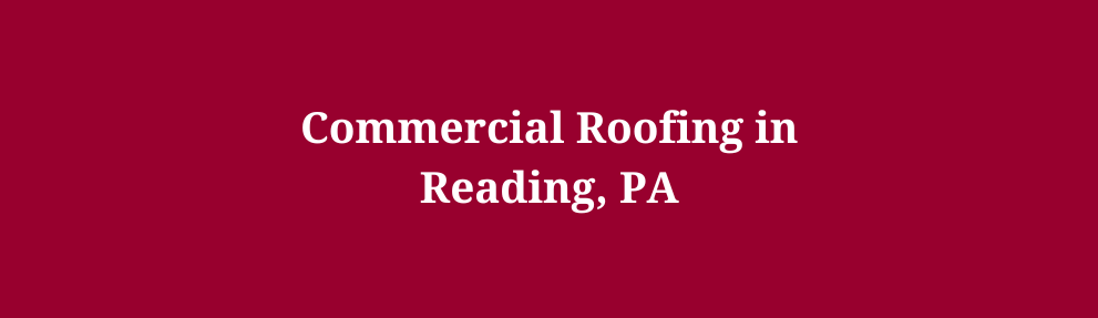 Commercial Roofing in Reading, PA